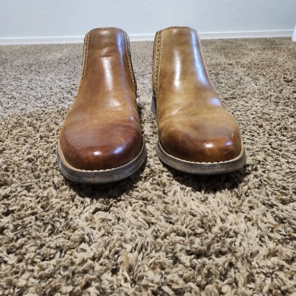 Men's Steven Madden Dress Boots size 8.5 Brown Color Leather - Picture 2 of 8